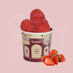 Hình ảnh Sorbet dâu tây - không sữa