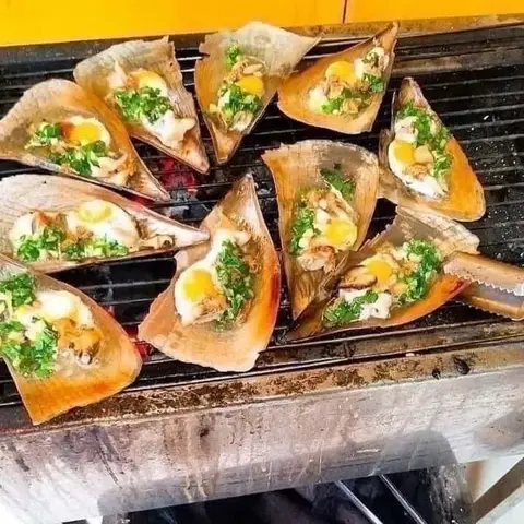 Hình ảnh Combo 2 sò mai nướng phô mai