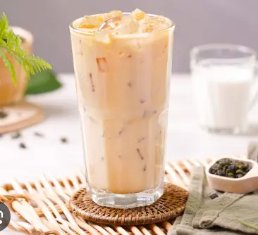Hình ảnh Trà sữa lá đen truyền thống không topping
