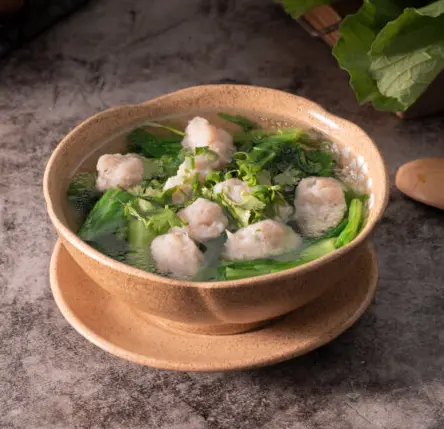 Hình ảnh Canh Cải Xanh Chả Cá (Cỡ nhỏ)