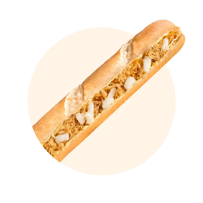 Hình ảnh Bánh Mì Que Chà Bông Phô Mai Bơ Cay